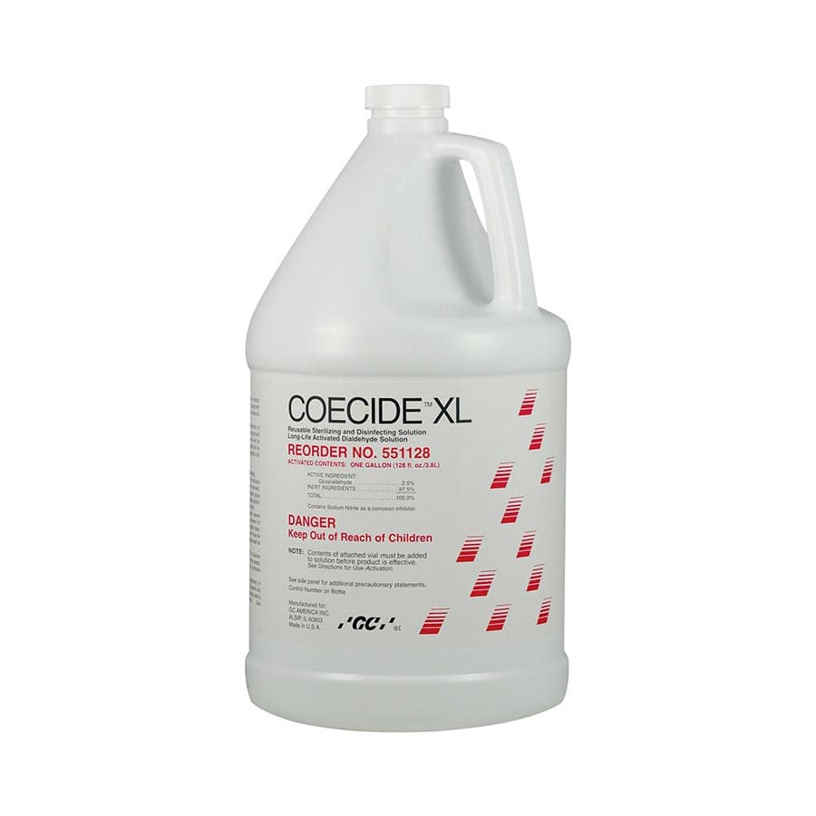 CoeCide XL 2.5% Alkaline Glutaraldehyde Sterilant and High-Level Disinfectant, 1 Gallon Bottle with Activator, #551128 thumbnail 11