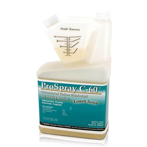 Spec Clean (formerly ProSpray) C-60 Concentrated Surface Disinfectant Cleaner, 32 oz Tip & Pour Bottle, PSC60/32-1 thumbnail 7
