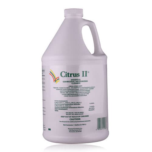 Citrus II Germicidal Deodorizing Cleaner, Fresh Citrus Scent, 1 Gallon Bottle, 633712928 thumbnail 8