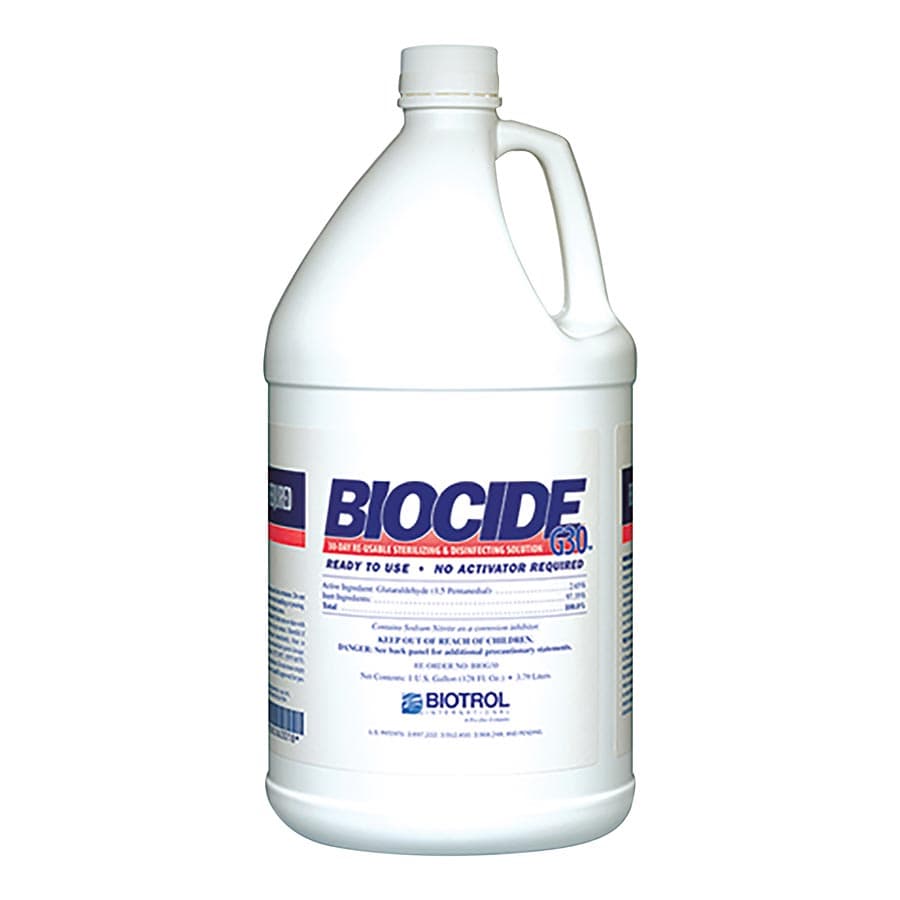 Biocide G30 Sterilant Disinfectant Solution, 2.65% Glutaraldehyde, 1 Gallon Bottle, BIOG30 thumbnail 6
