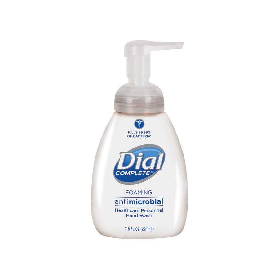 Dial Complete Healthcare Foaming Hand Soap, Antimicrobial with Lotion, 7.5 oz Tabletop Pump Bottle, 2340081075 thumbnail 4