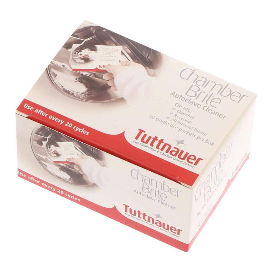 Tuttnauer Chamber Brite Autoclave Cleaner Powder Packets, Pre-Measured, 10/Bx, CB0010 thumbnail 5