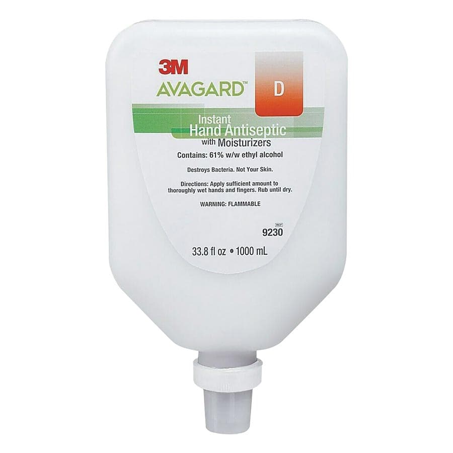 Avagard D Instant Hand Antiseptic with Moisturizers, 1000 mL (33.8 oz) Bottle, 5/Case, 9230 thumbnail 2