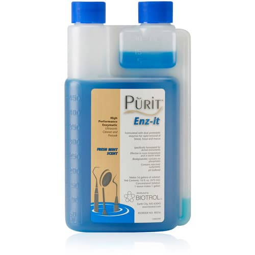 Purit Enz-It Enzymatic Ultrasonic Cleaner Solution & Presoak, 16 oz Bottle, PE016 thumbnail 7