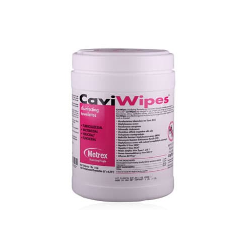 CaviWipes Surface Disinfectant Towelettes, 6" x 6.75", 160 Wipes/Canister, 13-1100 thumbnail 2