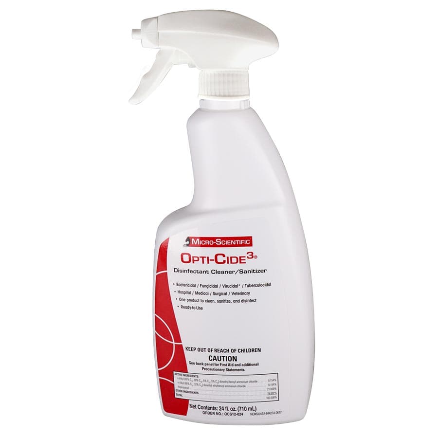 Opti-Cide3 Ready-to-Use Surface Disinfectant Spray, 24 oz Bottle, DOCS12-024 - Opti-Cide3 | 24 oz Spray Bottle DOCS12-024 - Image 1