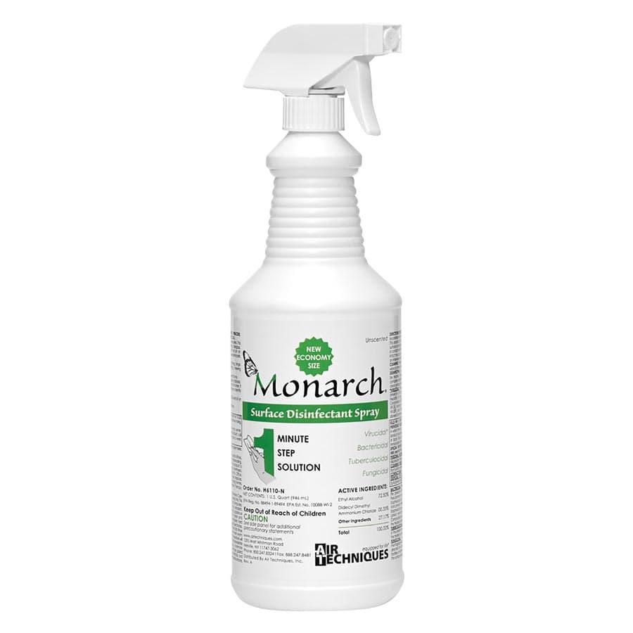 Air Techniques Monarch Surface Disinfectant Spray, 32 oz Bottle, H6110-N thumbnail 9