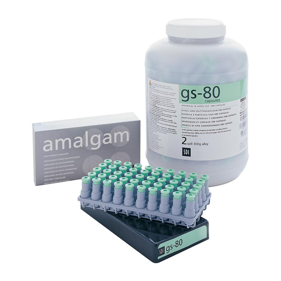 SDI GS-80 Amalgam Capsules, 2-Spill (600 mg), Regular Set, Light Green/Blue, 500/Jar, 4422303 thumbnail 5