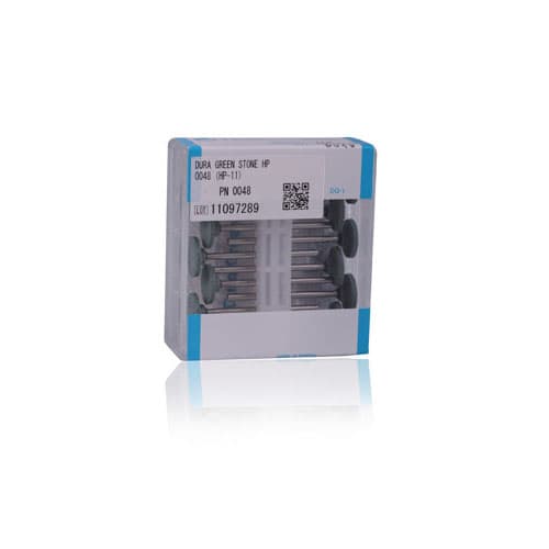Shofu Dura-Green Stones, HP Straight Handpiece, WH6 Wheel Shape, ISO #130, Green, Silicon Carbide, 12/Pkg, 0048 thumbnail 8