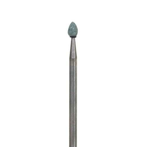 Shofu Dura-Green Stones CA FL1 Flame Contra Angle Silicon Carbide Finishing Stones, 12/Pack, 0059 thumbnail 3