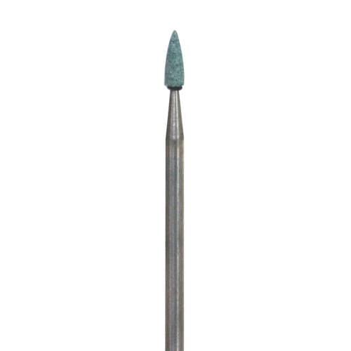 Shofu Dura-Green Silicon Carbide Finishing Stone, Flame Shape FL2, Contra Angle (CA), Green, 12/Pkg, ISO #025, #0060 thumbnail 13