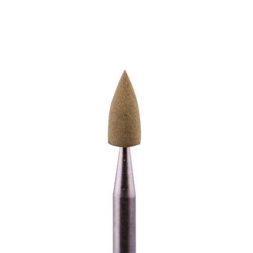 Shofu CompoMaster Super Polishers, Regular Grit, Mini-Point, HP Shank, White/Yellow Band, ISO #030, 3/Pkg thumbnail 3