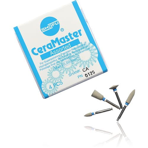 CeraMaster Polishing System, Assorted Kit, CA, 0125 - 4 Shapes (Bullet, Knife, Cup, Mini-Point) thumbnail 3