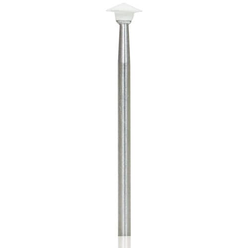 Shofu Dura-White Stones, HP (Straight Handpiece), Shape KN3, ISO #070, White Aluminum Oxide, 12/Pk thumbnail 2