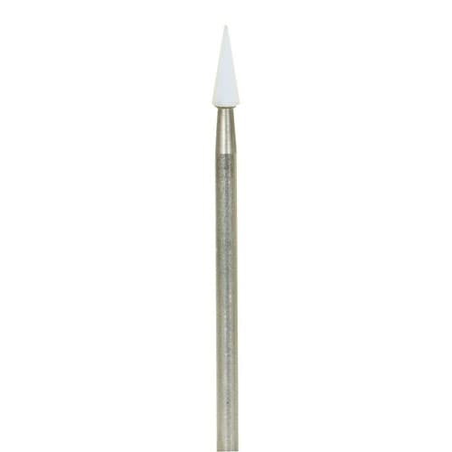 Shofu Dura-White Stone, CN1 Pointed Cone, CA (Contra Angle) Shank, ISO #024, White, 12/Pkg, 0221 thumbnail 15