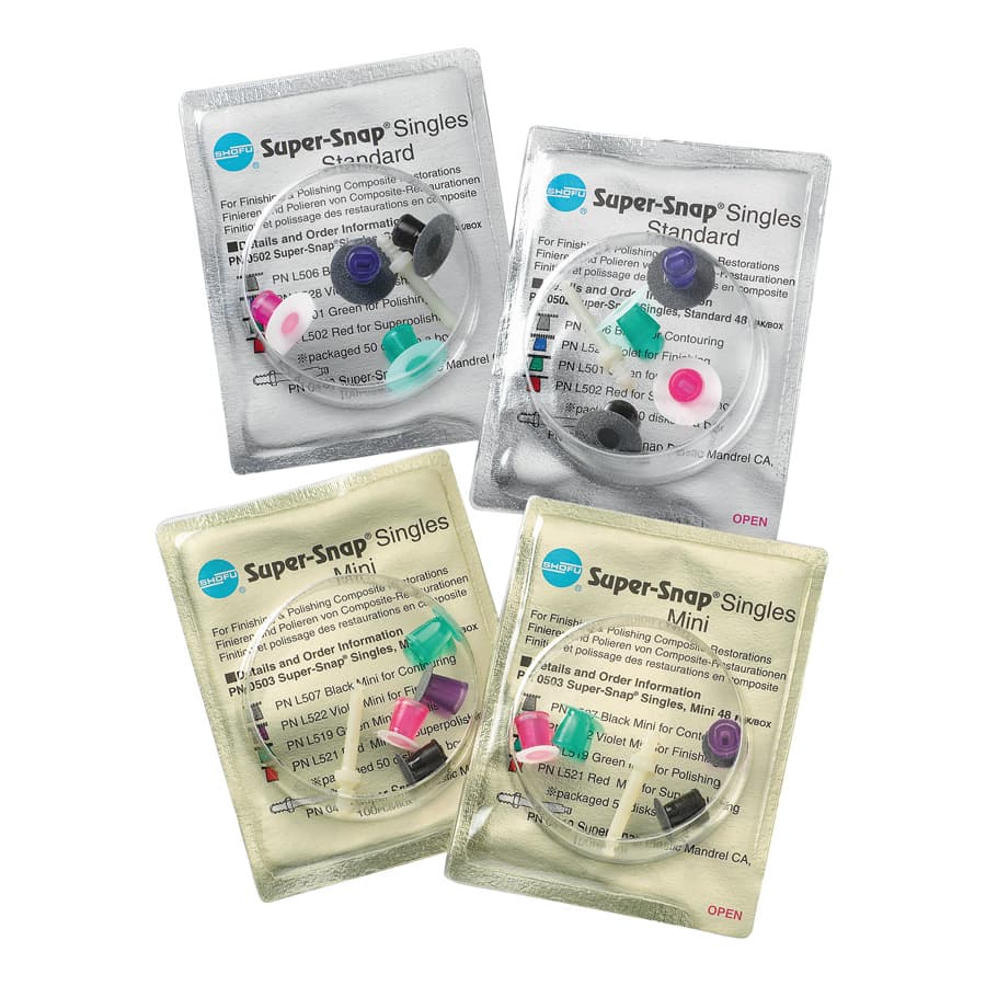 Super-Snap Disposable Singles Finishing & Polishing Disks, CA, Mini/Standard, Assorted Grit, 48/Pk, 0501 thumbnail 11