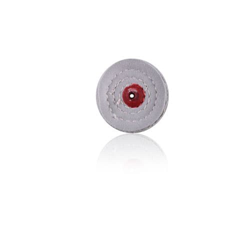 Buffalo Dental Chamois Buff with Leather Center, 2" Diameter, 10 Ply, 07610 thumbnail 2