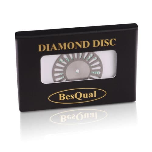 BesQual Diamond Disc, 0.25 x 22mm, Double Full Face, 109-004 - Meta - BesQual Diamond Discs - Image 1