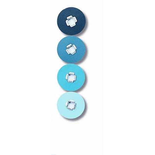 3M Sof-Lex Contouring and Polishing Discs, Square Eyelet Center, 5/8", Medium (Dark Blue), 100/Pk, 1958M thumbnail 9