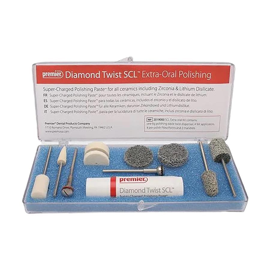 Diamond Twist SCL Extra-Oral Polishing Paste, Unflavored, 6 g Tube, Refill, 1/Pk, 2019001 thumbnail 11