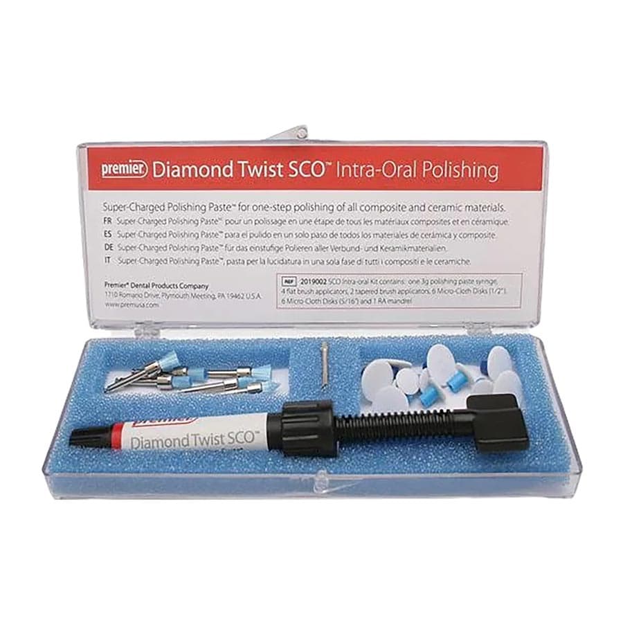 Diamond Twist SCO Intra-Oral Polishing Paste, Mint Flavored, 3 g Syringe, 1/Pk, 2019003 thumbnail 11