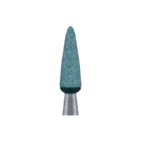 Mydent Green Stones FL2 FG Finishing and Polishing Stones, 12/Pack, G-FL2FG-12 - Mydent - Green Stones - Image 1