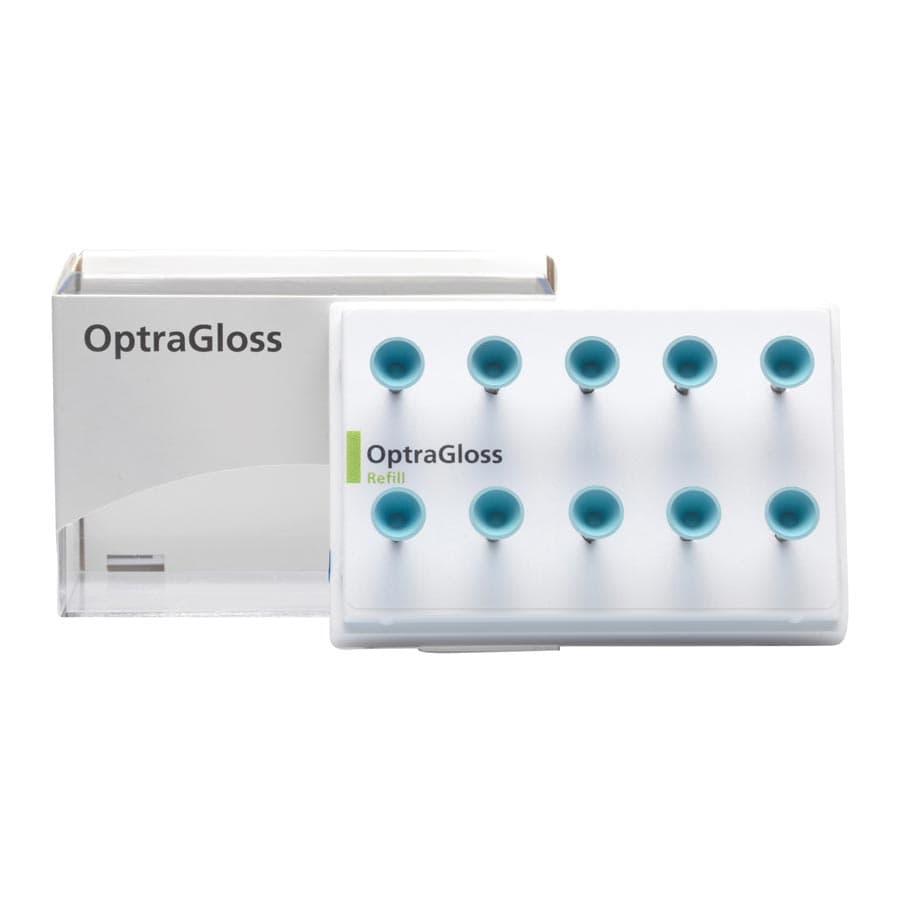 OptraGloss High Gloss Polisher Refill, Cup HP, Light Blue, 10/Pk, 684550AN thumbnail 5