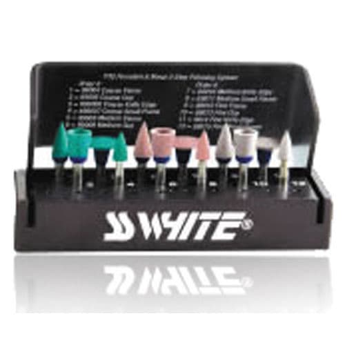 Jazz P3S Diamond Polishers, RA, 12-Piece Kit with Autoclavable Bur Block, 12/Pk, 89016 thumbnail 10