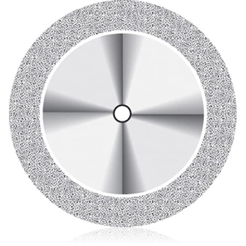 NTI Sintered Diamond Disc, HP, Double Sided, Coarse, Green, 22 mm Diameter, 0.30 mm Thickness, 1/Pkg, D354-220 thumbnail 4