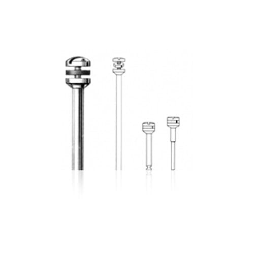 Huey's Screw Head Mandrels, RA, Stainless Steel, #303, 5 mm, 12/Pk, DM303RA thumbnail 5