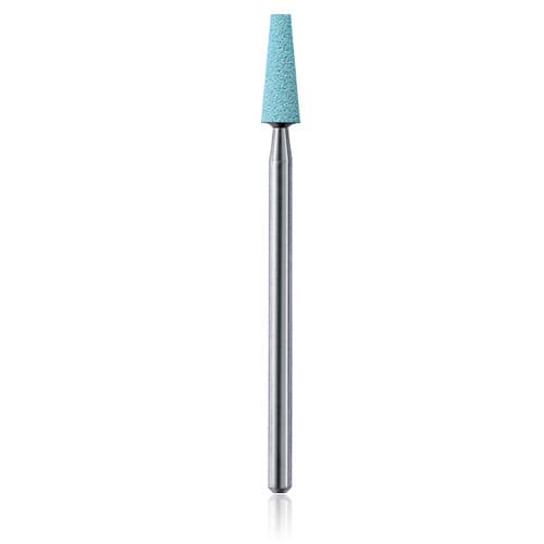 NTI All Ceramic Supermax Diamond Bur, Taper Flat End, Coarse Grit, Blue Ring, HP Shank, #G8002, 4.0 mm Diameter, 11.0 mm Head Length, 1/Pkg thumbnail 8