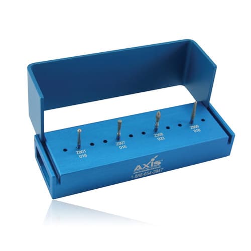 NTI Zir-Cut DDS Porcelain and Zirconia Adjusting Set, 4-Piece Diamond Bur Kit, LS-7556 thumbnail 5