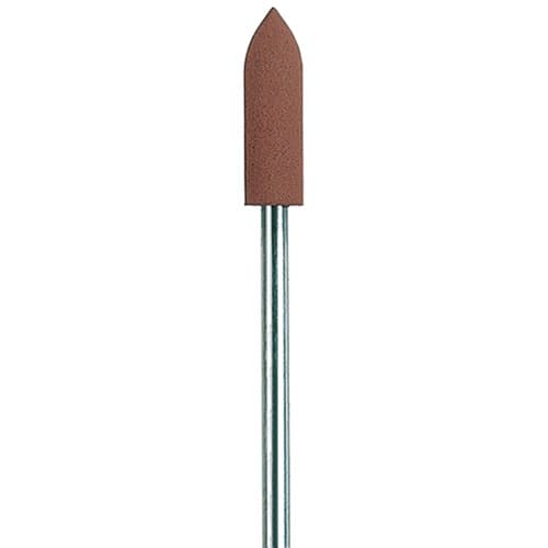 NTI Silicone Polisher, Brown, Flame Shape, HP Shank, 10/Pack, P0041 thumbnail 6