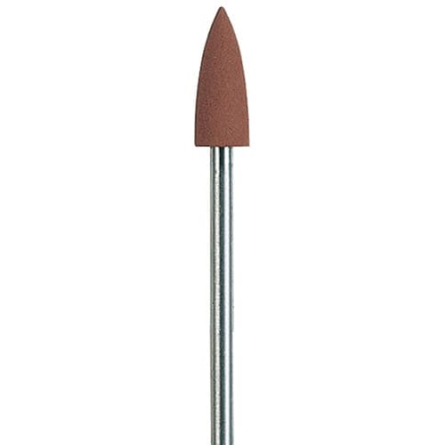 NTI Silicone Polisher, Brown, Flame Shape, HP Shank, 10/Pkg, P0044 thumbnail 6