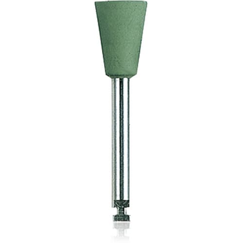 NTI Silicone Polisher, Green, Inverted Cone #60, RA Shank, 10/Pk, P0135-065 thumbnail 6