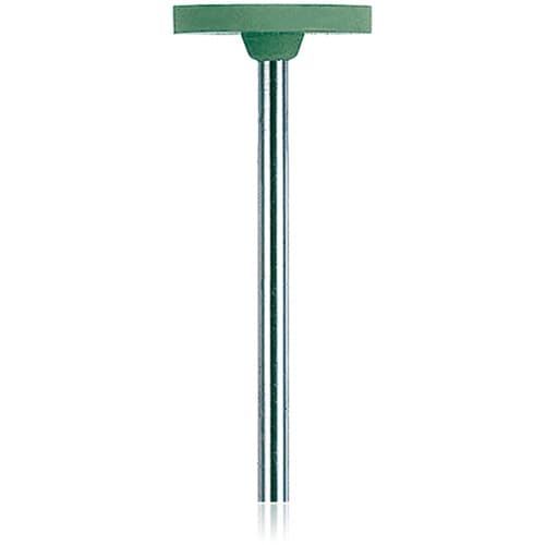 NTI Silicone Polisher, Green, Large Disc, HP Shank, 15mm, Superfine, 10/Pkg, P0143-150 thumbnail 4