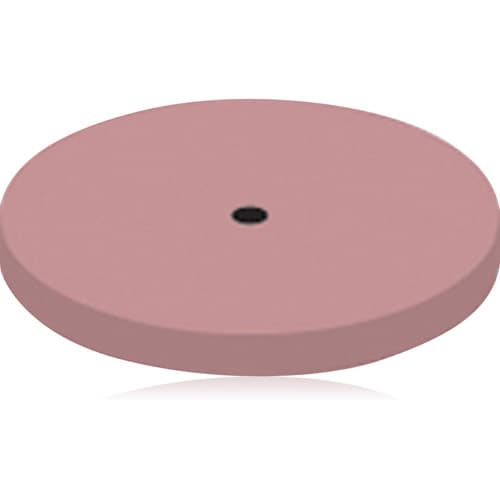 NTI Pink Silicone Polishers for Porcelain, Unmounted, Large Disc, 22 mm, Fine Grit, 100/Pkg, P0306G thumbnail 2