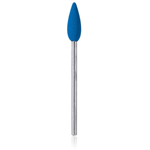 NTI Silicone Polisher, Blue, Medium Grit, Flame Shape, HP Shank, 4.5 mm, 10/Pk, P0440-045 thumbnail 5