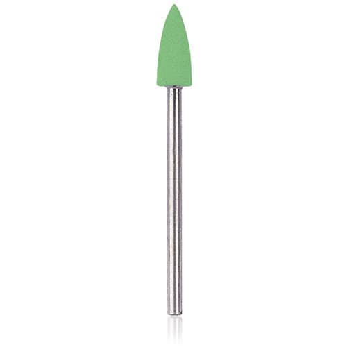 NTI Goldstar Polisher, Green, Flame Shape, HP Shank, 10/Pkg, P18044 thumbnail 3
