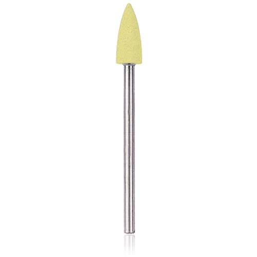 NTI Goldstar Polisher, Yellow, Flame Shape, HP Shank, 10/Pkg, P18144 thumbnail 3