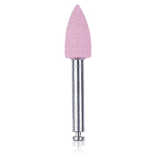 NTI Goldstar Polisher, Pink, RA, Flame Shape, Superfine Grit, 10/Pkg, P18232 thumbnail 3