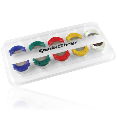 QwikStrip Single-Sided Abrasive and Serrated Finishing Strips, Assorted (2 each of 5 grits), 10/Pack, QS-ASST thumbnail 12