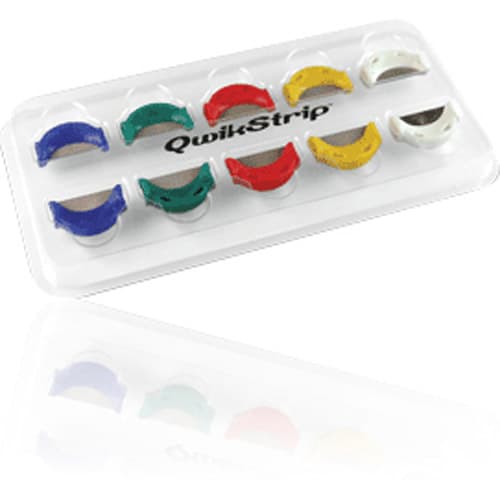QwikStrip Curved Single-Sided Abrasive Finishing Strips, Assorted 10/Pack, QSC-ASST thumbnail 7