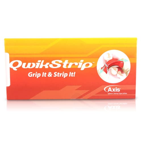 QwikStrip Single-Sided Abrasive Finishing Strip, Fine (Red), 0.10 mm, 10/Pack, QS-F thumbnail 9