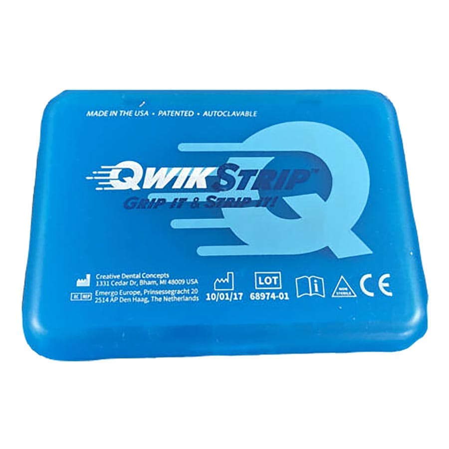 QwikStrip Serrated Interproximal Finishing Strips, Single-Sided, White, 0.05mm, 10/Pack, QS-SER thumbnail 13