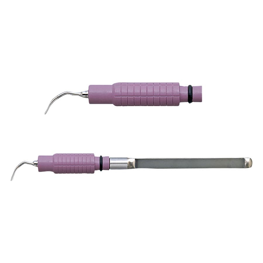 Premier Resin Handle Ultrasonic Insert #1000 Triple Bend, 25 kHz, Internal Flow, Red, 1006802 thumbnail 4