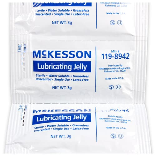 Quala Lubricating Jelly Packets, Sterile, 3 g, 144/Box - Lubricating Jelly Packets 3gm 144/Box - Image 1