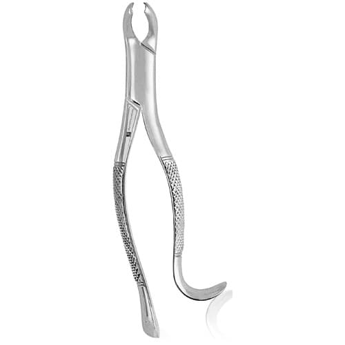J&J Instruments #15 Extracting Forceps, Lower 1st and 2nd Molar, Universal Hook Handle, Stainless Steel, 05-150 thumbnail 2