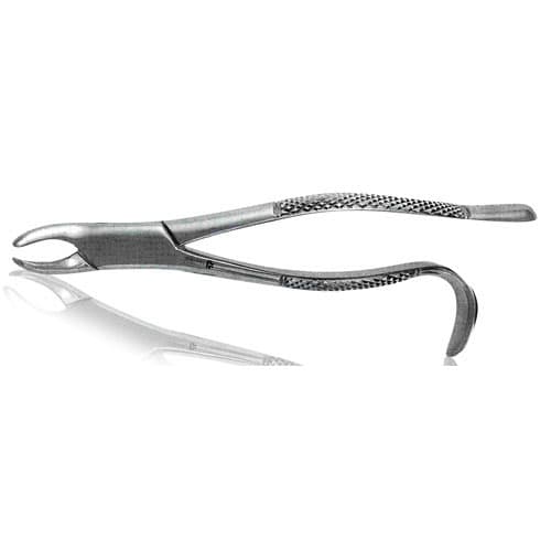 J&J Instruments #18R Extracting Forceps, Upper 1st & 2nd Molar Right, Hook Handle, Stainless Steel, 1/Pkg, 05-185 thumbnail 3