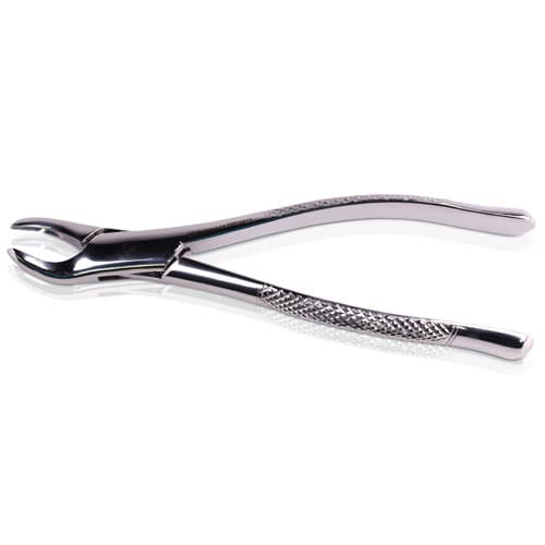 J&J Instruments #150 Serrated Extracting Forceps, Upper Universal, 420 Stainless Steel, 06-156 thumbnail 2